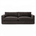 Sofa 2-osobowa ze sztruksu ciemnoszara 180 x 85 x 75 cm