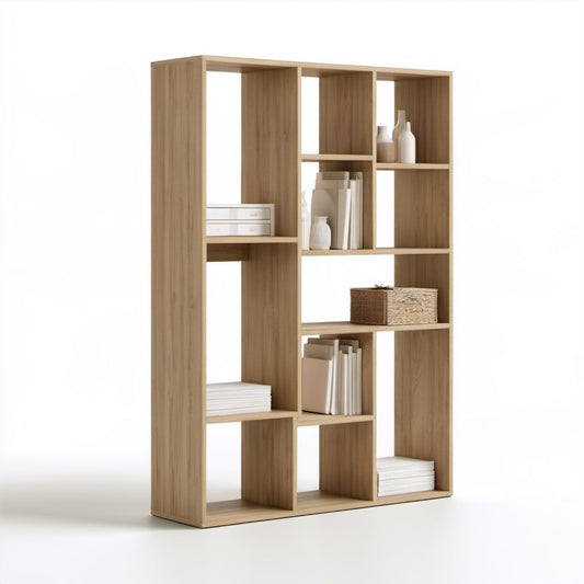Regał biblioteczny z płyty wiórowej dąb sonoma 90 x 30 x 180 cm